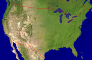USA Satellite + Borders 1000x649